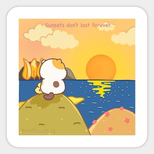 Sunset muffin Sticker